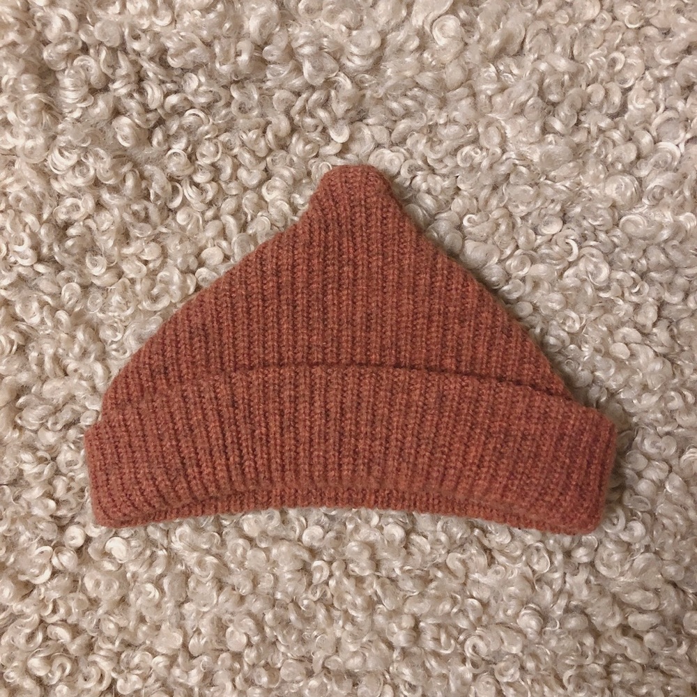 James Street newborn wool port beanie
